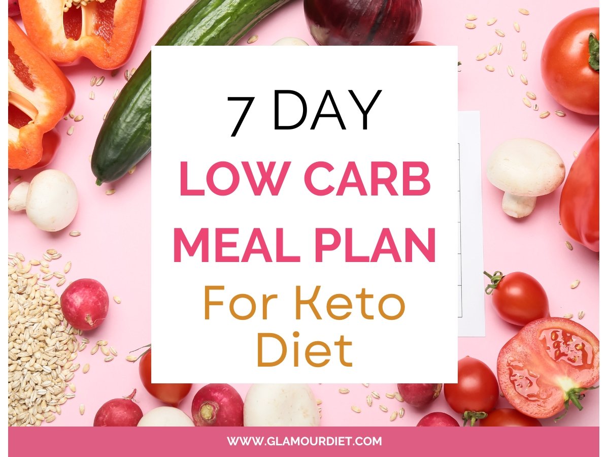 7 day low carb meal plan keto diet